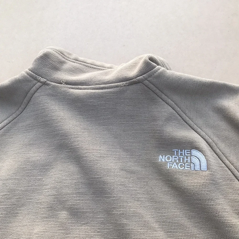 The North Face Pullover Brown Mens M Jacket Full Zip Chest Pocket Outdoor Hiking